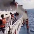 KM Mutiara Santosa II Terbakar, Ratusan Penumpang Dievakuasi