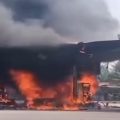 Terios Terbakar & Meledak Saat Isi BBM di SPBU