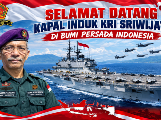 Rajo Ameh Dukung Kapal Induk KRI Sriwijaya Perkuat TNI AL